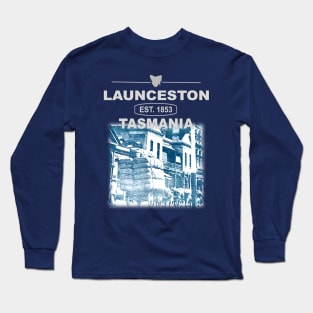 Launceston, Tasmania, Established 1853 Long Sleeve T-Shirt